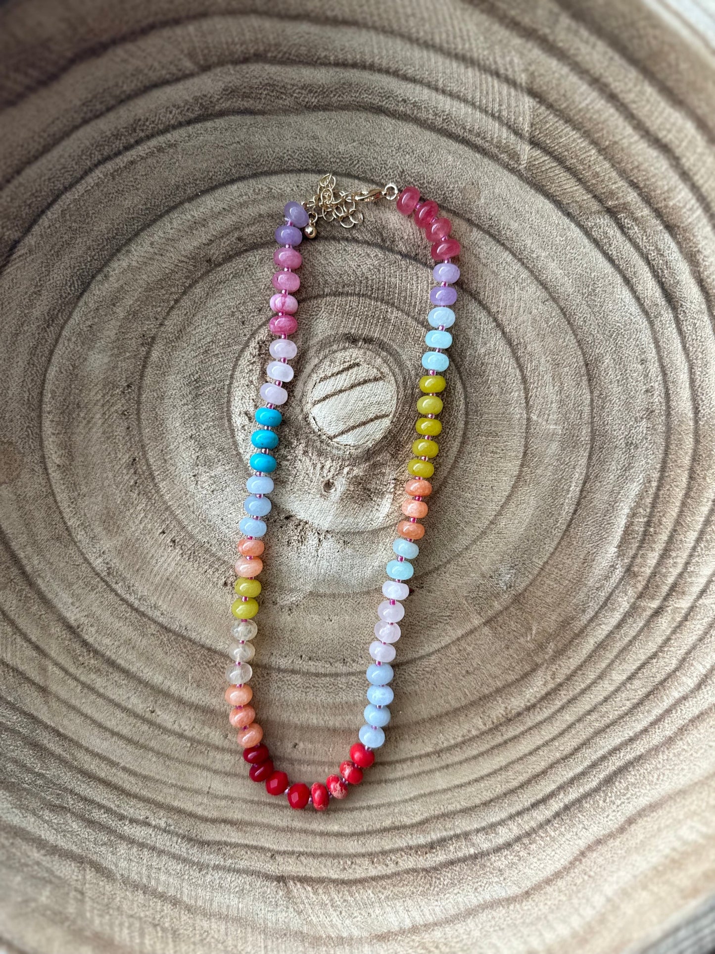 Lilah Necklace- Red