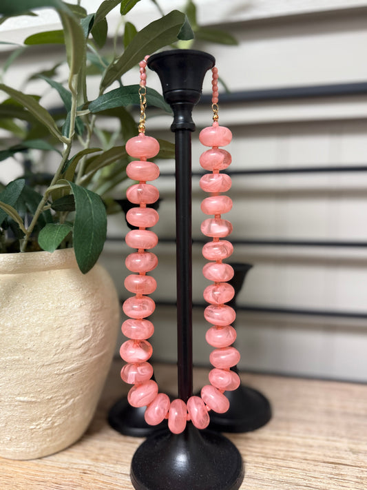 Lani Beaded Nacklace- Pink