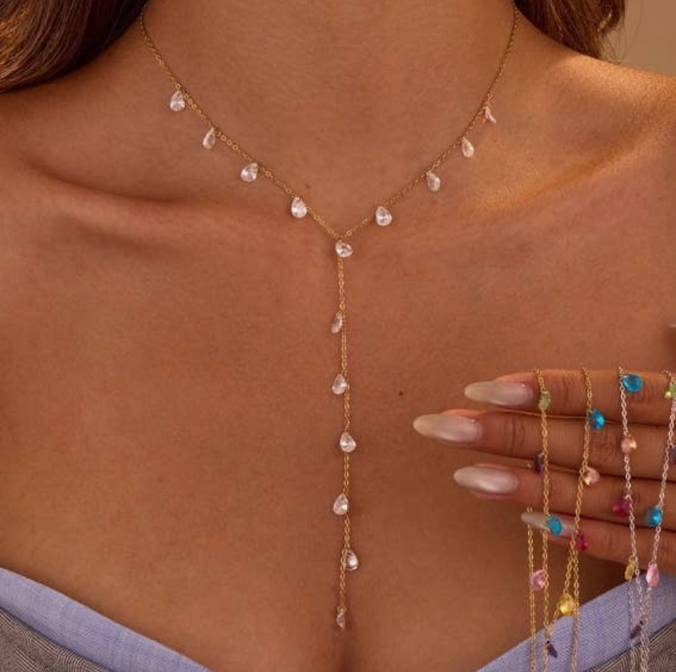 Mae Lariat Necklace