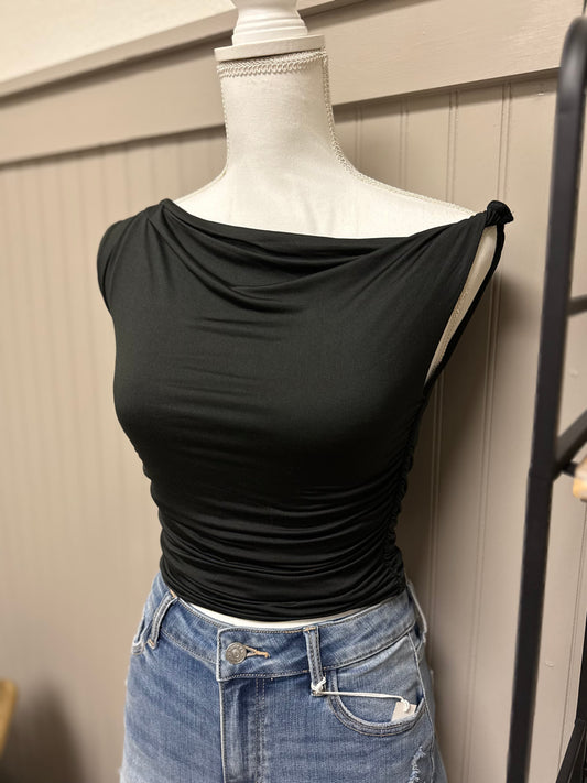 Driftwood Top- Black