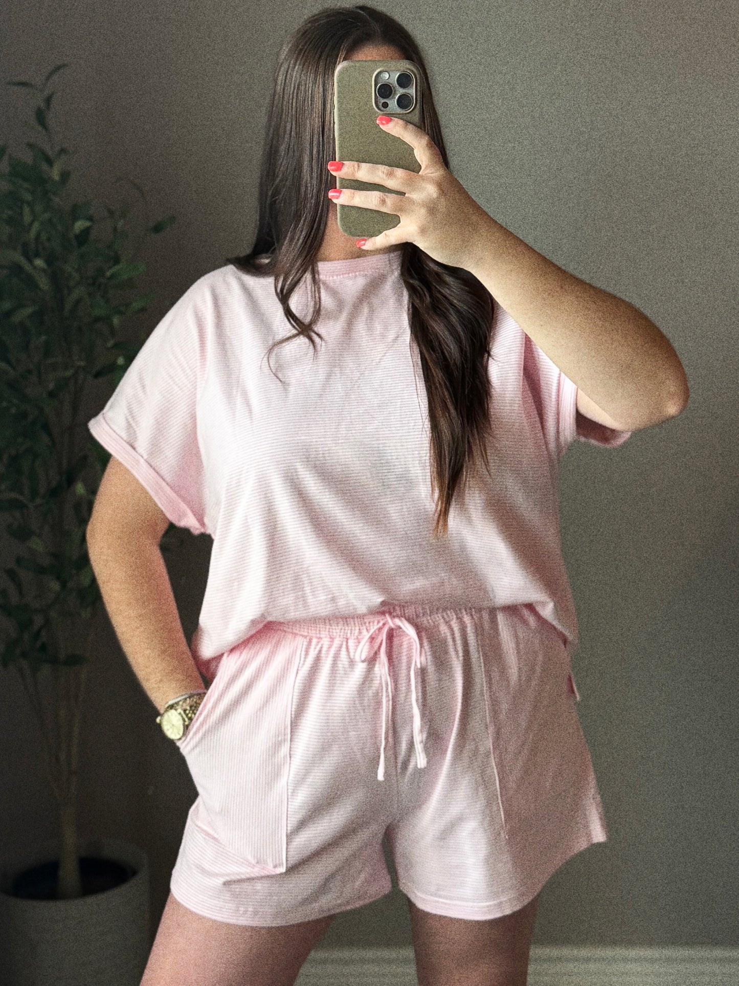 Polly Striped Set
