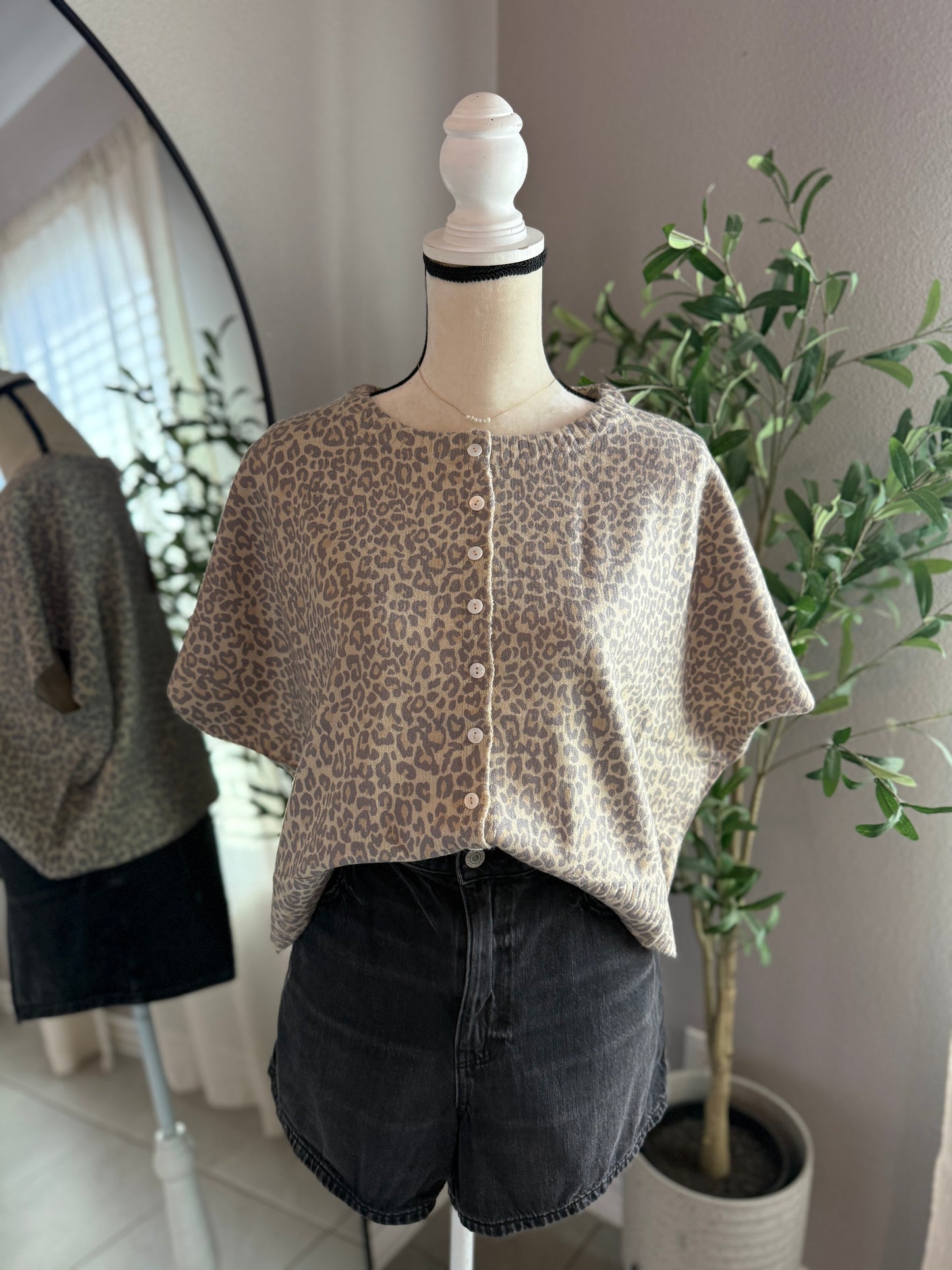 Wild About You Button Up Vest