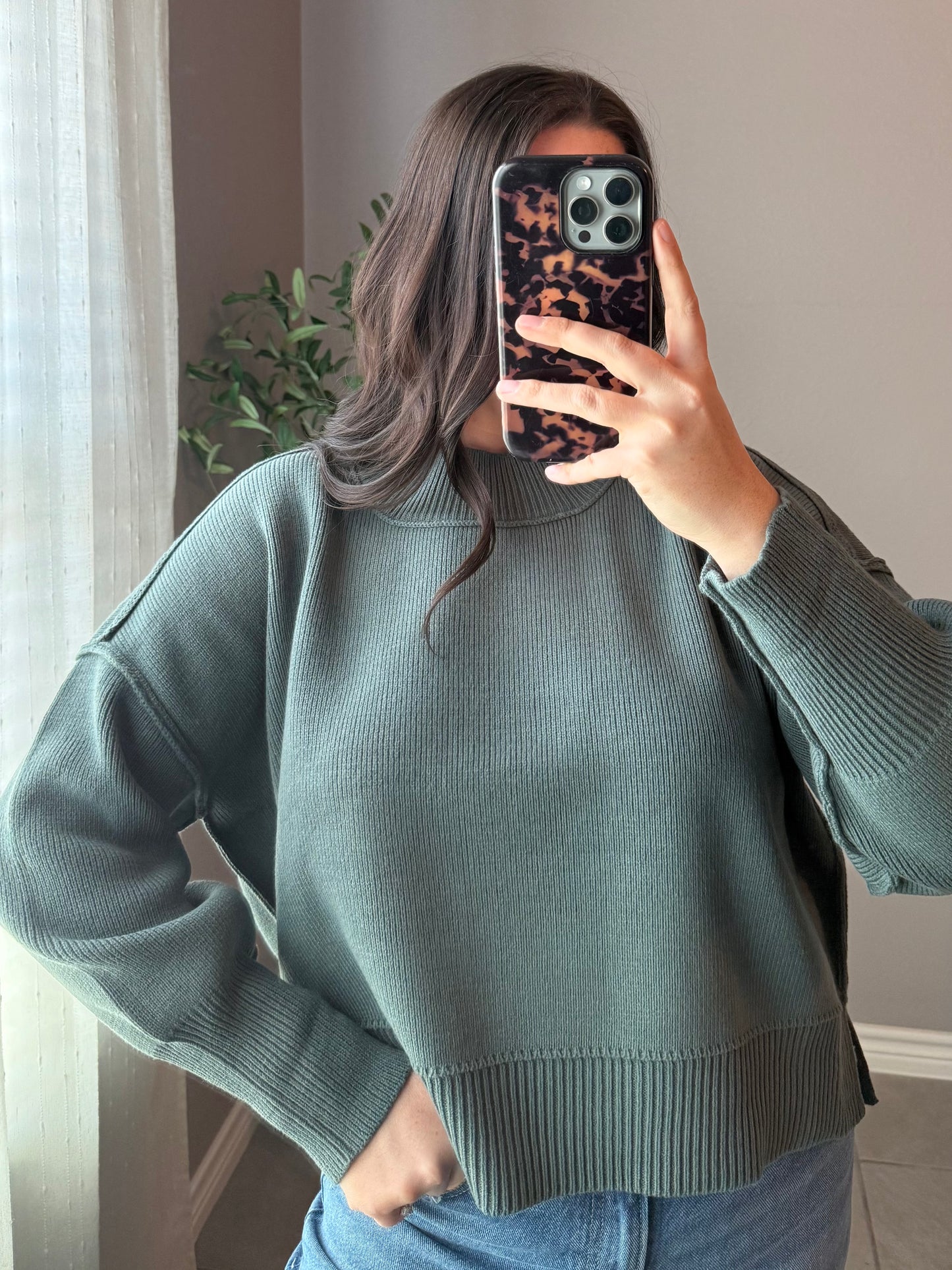Jess Sweater- Ash Jade