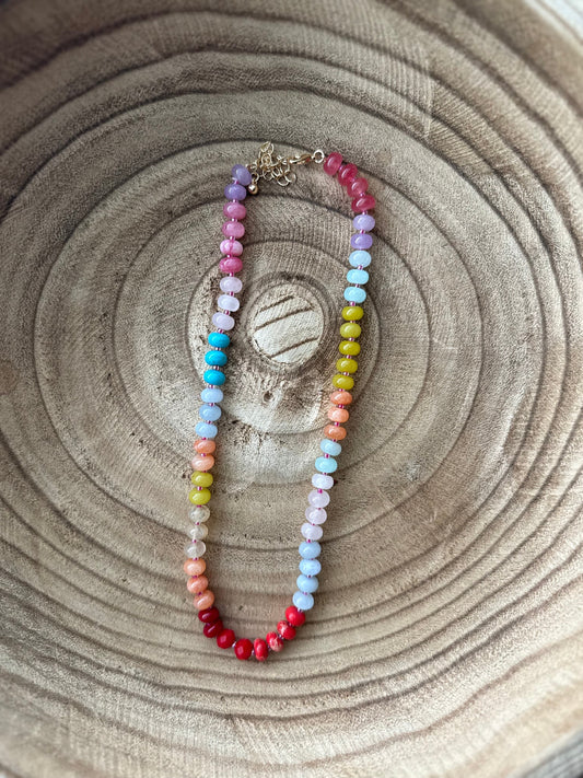 Lilah Necklace- Red