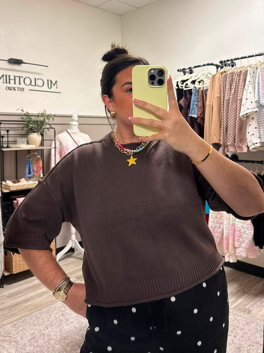 Autumn Top- Brown